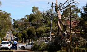 Scenes of destruction as storm hit areas in Perth, declared as natural disaster zones - Pic: John Mokrzycki