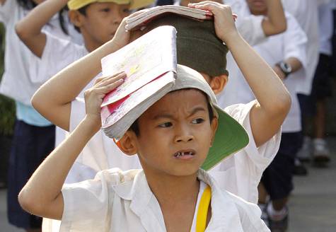 Students from philipeans school