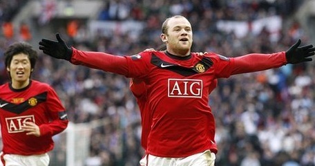 Wayne Rooney Carling Cup Final