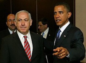 Barack Obama and Binyamin Netanyahu met at White House