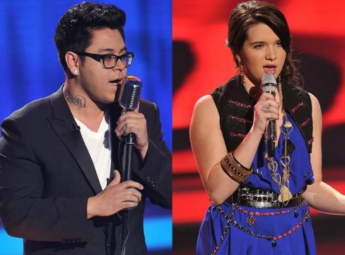 Andrew Garcia and Katie Stevens Eliminated from American Idol Top 9 - Image by: Fox