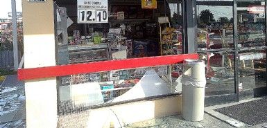 Damage to local convenience store in Mexicali, Mexico - Image By: AP, Jorge Rivera