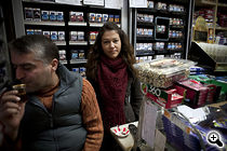 Bilge, 23, graduated from Uludag University in Bursa in 2010, after studying business. She now works part time in two small shops in Istanbul. "The quality of university is small in Turkey. That is why we cannot choose the correct job," she said. "We are growing. There are too many university graduates."