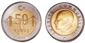 Turkey's first coin without Atatürk 's visage on it put in use