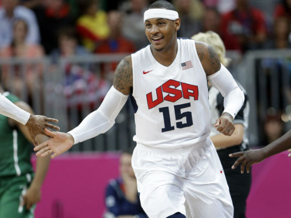 11 years ago today, Carmelo Anthony sniped a Team USA Men's Olympic  basketball record TEN threes in FOURTEEN MIN vs. Nigeria! 🇺🇸 📊 37…
