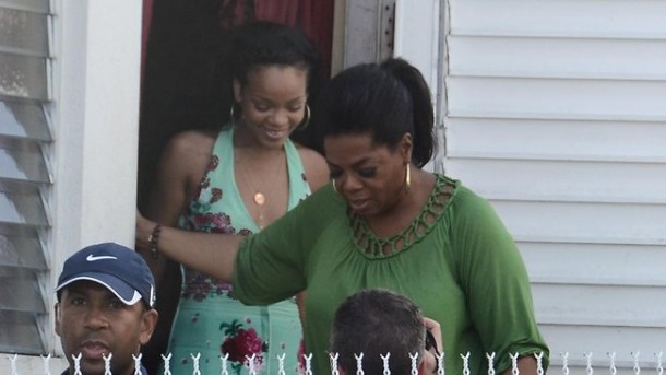 Oprah Winfrey & Rihanna in Barbados