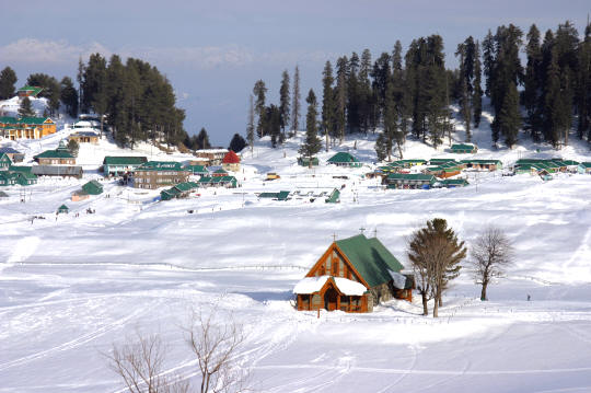 The picturesque sight of Gulmarg in winter. (File Pic)