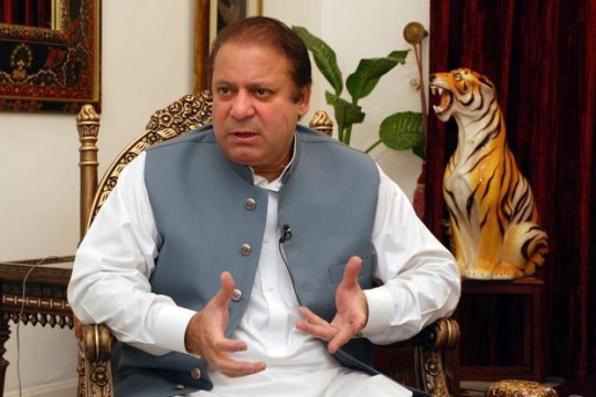 File picture of Pakistan PM Nawaz Sharif.