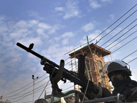 A soldier maintains vigil in Indian Kashmir. File Pic