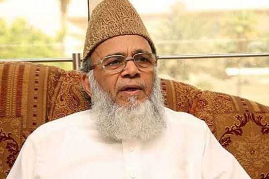 Pakistan Jamaat-e-Islami chief Syed Munawar Hassan: File Pic