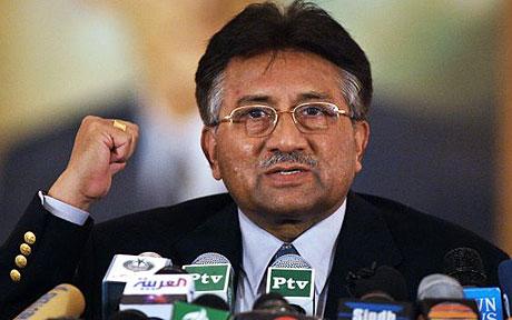 File pic of Pakistan’s former military ruler Parvez Musharraf.