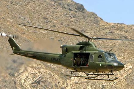  Pakistan helicopter gunships flying in air:  File Pic