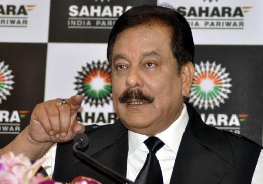 Sahara group chief Subrata Roy. File Pic