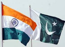 India, Pakistani flag. 