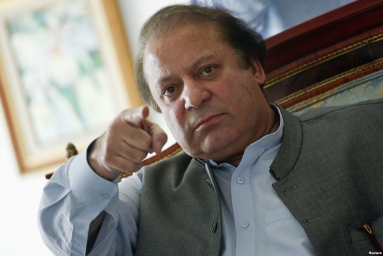 Pakistan Prime Minister Nawaz Sharif. File Pic