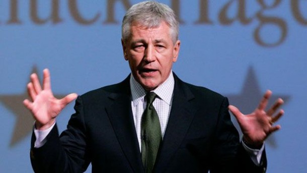 US Defence Secretary, Chuck Hagel. File Pic