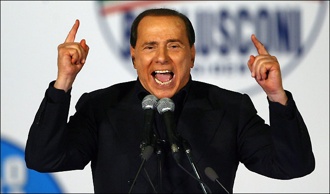 Berlusconi is back in politics and Monti is his target !