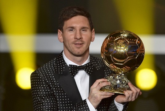 FIFA Ballon D'Or 2013:FC Barcelona's Lionel Messi First Player Win 4th ...