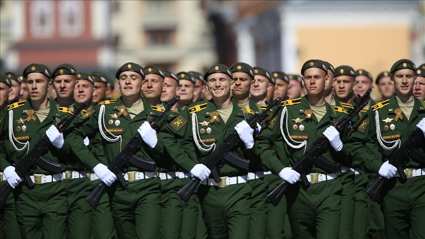 Russia celebrates victory in World War II