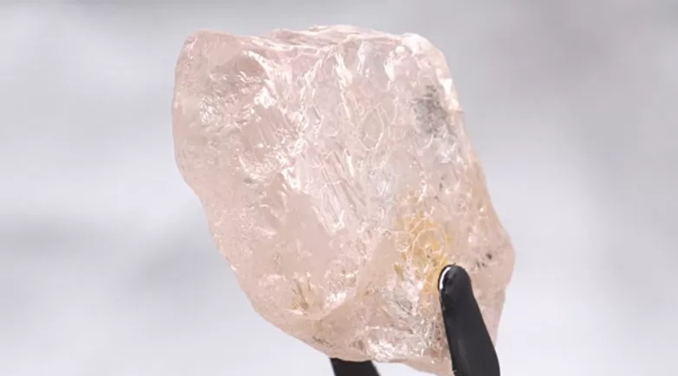 Largest pink diamond found in 300 years