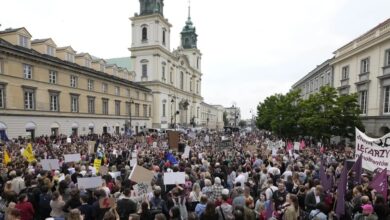 Protests against abortion rights in Poland