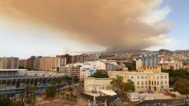 Wildfire in Tenerife