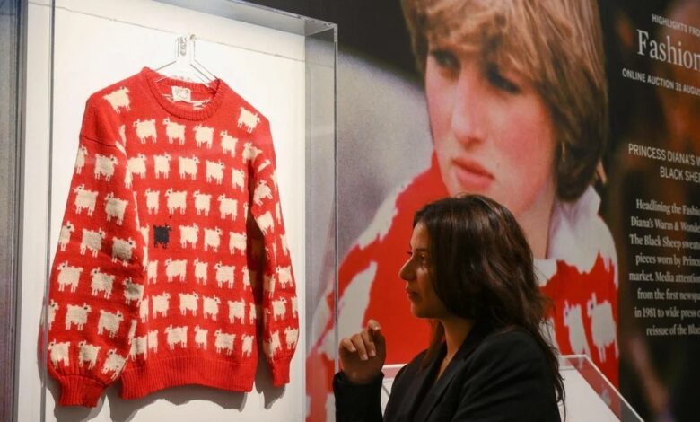 Princess Diana's sheep sweater