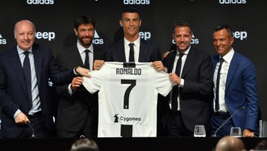 12 million euros from Juventus to Ronaldo's agent Jorge Mendes