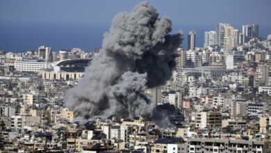 Israeli warplanes launched four airstrikes on the Dahiye area in southern Beirut, with evacuation warnings issued prior to the attacks.