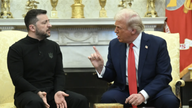 Zelensky leaves White House after angry meeting as Trump says 'come back when you're ready for peace'