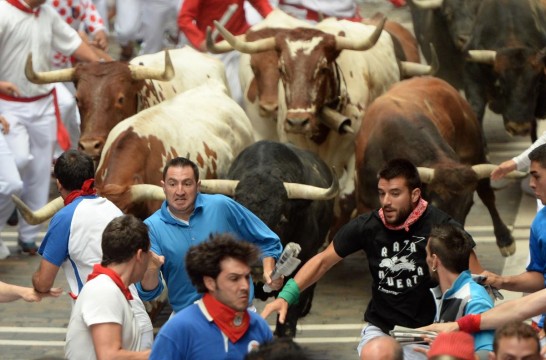 san fermin kosu