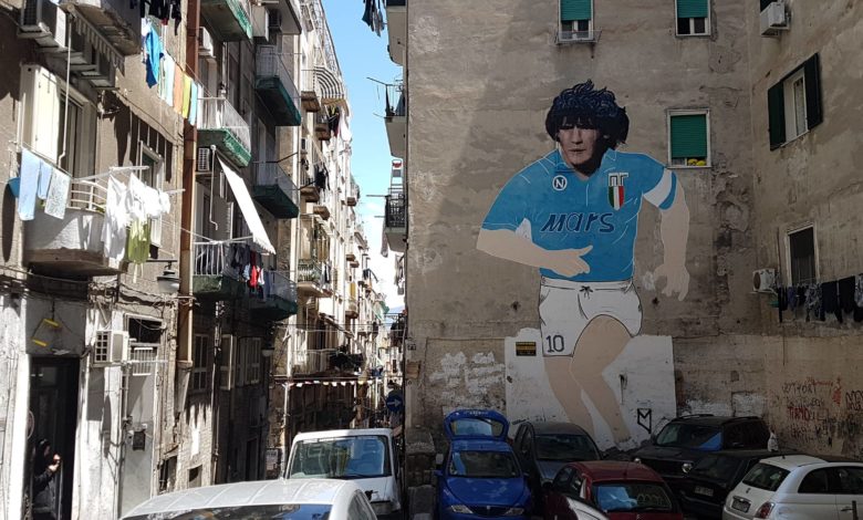 maradona napoli mural