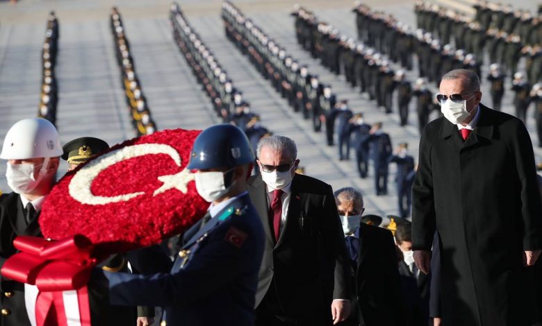 Anıtkabir'deki Devlet Törenine Erdoğan da Katıldı