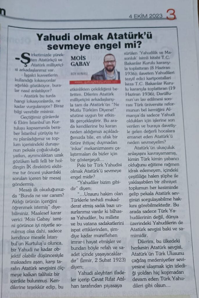 Şalom Gazetesini Bilir misiniz?