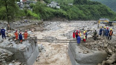 Çin'de sel felaketi yaşandı