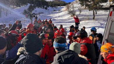 Erzurum Palandöken Dağı'nda Judo Genç Milli Takımı'nın antrenmanı sırasında çığ düştü.