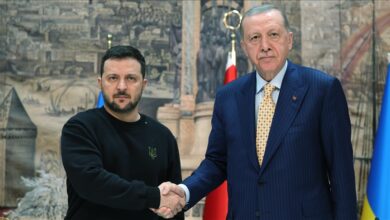 Cumhurbaşkanı Recep Tayyip Erdoğan ile Ukrayna Devlet Başkanı Volodimir Zelenskiy, Cumhurbaşkanlığı Külliyesi'nde bir araya gelecek.